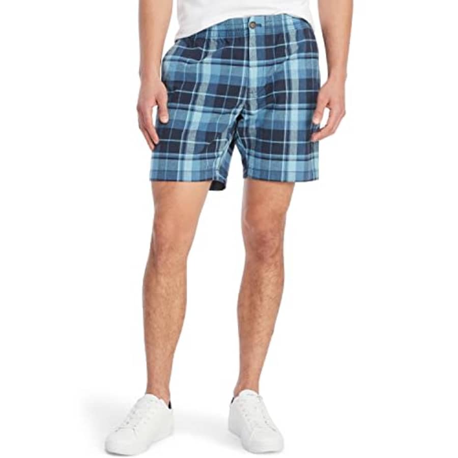 Tommy Hilfiger Men's Stretch Waistband Shorts, Carbon Navy for $29 Tommy Hilfiger Men's Stretch Waistband Shorts, Carbon Navy for $29