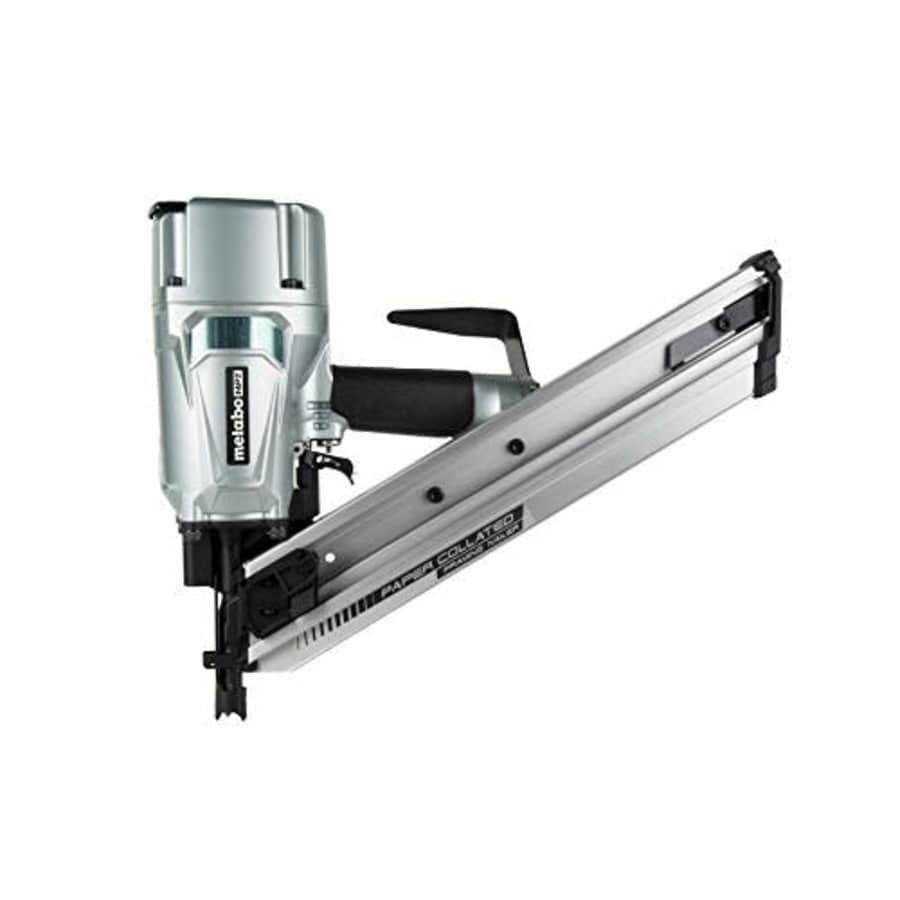 Metabo HPT Framing Nailer, Pneumatic, Accepts 30 Degree Paper Strip Collated Clipped Head Nails and for $259 Metabo HPT Framing Nailer, Pneumatic, Accepts 30 Degree Paper Strip Collated Clipped Head Nails and for $259