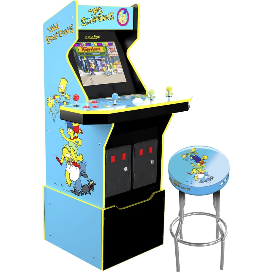 Arcade1UP The Simpsons Home Arcade w/ Stool for $275 Arcade1UP The Simpsons Home Arcade w/ Stool for $275