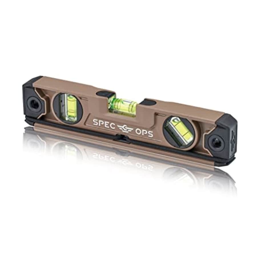 Spec Ops Tools 10" Magnetic Torpedo Level, Tourniquet Attachment System, 33% Larger Block Vials, for $32