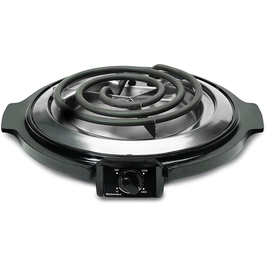 Elite Gourmet Portable Countertop Burner: $11