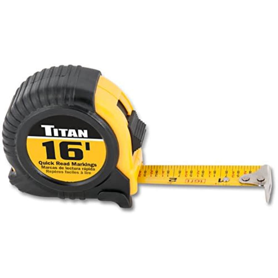 Titan 10905 16 Foot Tape Measure for $4 Titan 10905 16 Foot Tape Measure for $4