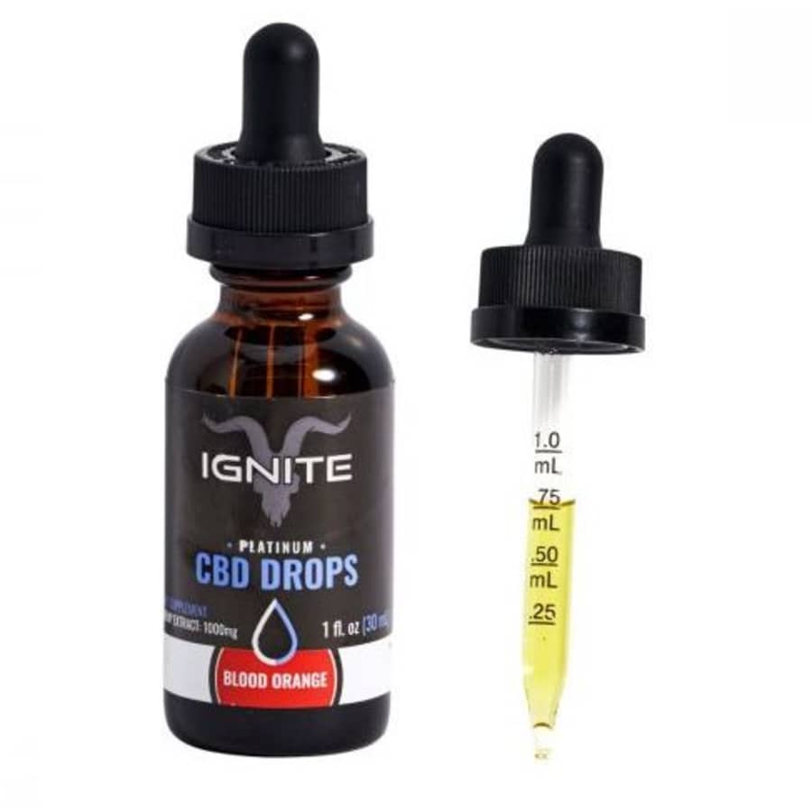 Ignite 1,000mg CBD Oil Drops for $16