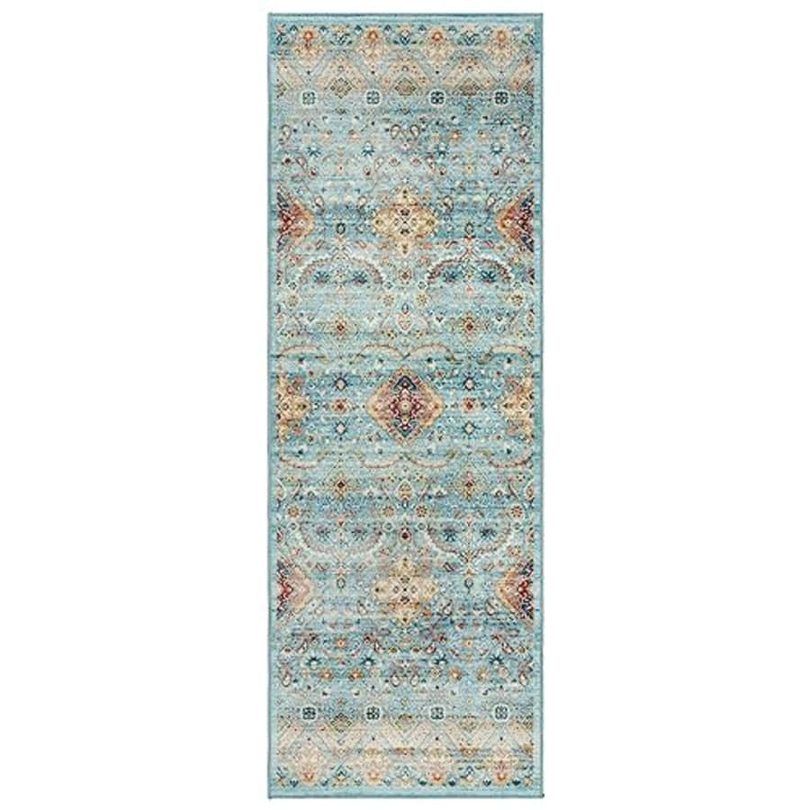 Gertmenian Printed Indoor Boho Area Rug - Non Slip, Ultra Thin, Super Strong, Tufted Rug - Home for $20 Gertmenian Printed Indoor Boho Area Rug - Non Slip, Ultra Thin, Super Strong, Tufted Rug - Home for $20