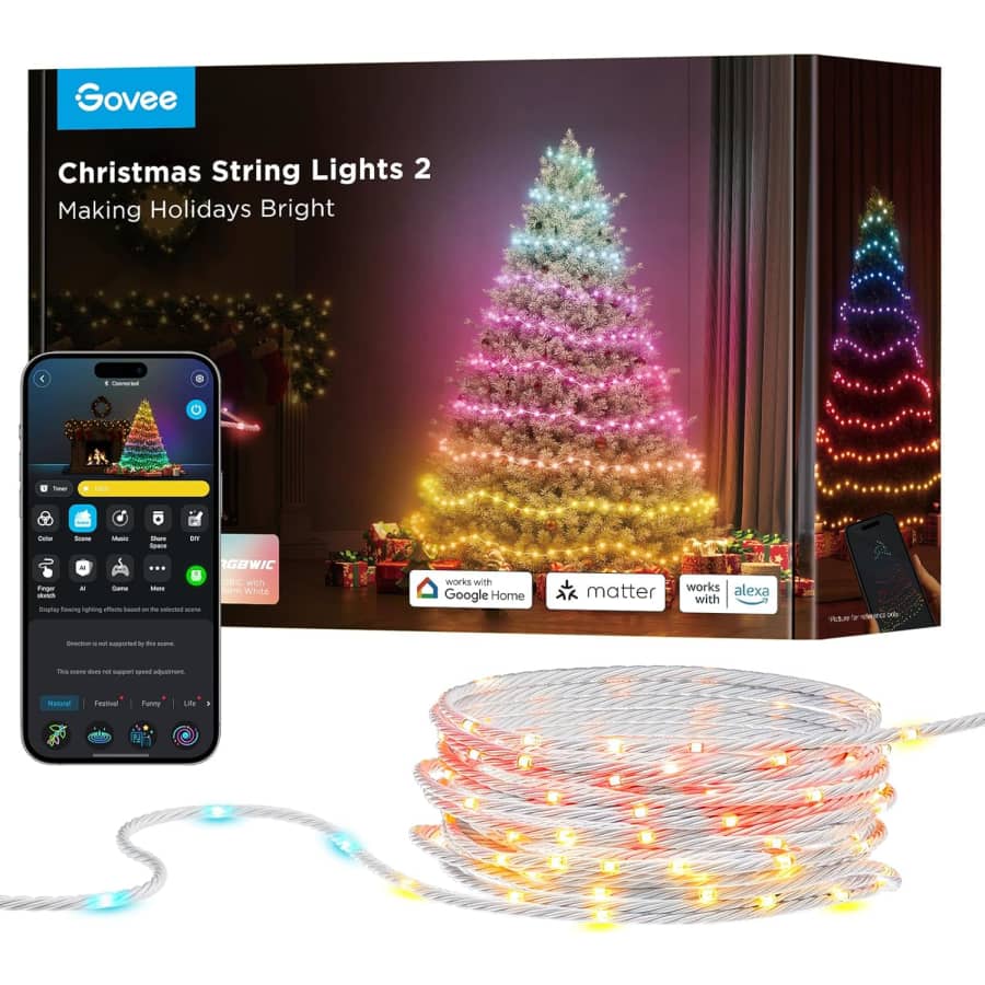 Govee 99-Foot Christmas Lights 2 for $80 Govee 99-Foot Christmas Lights 2 for $80