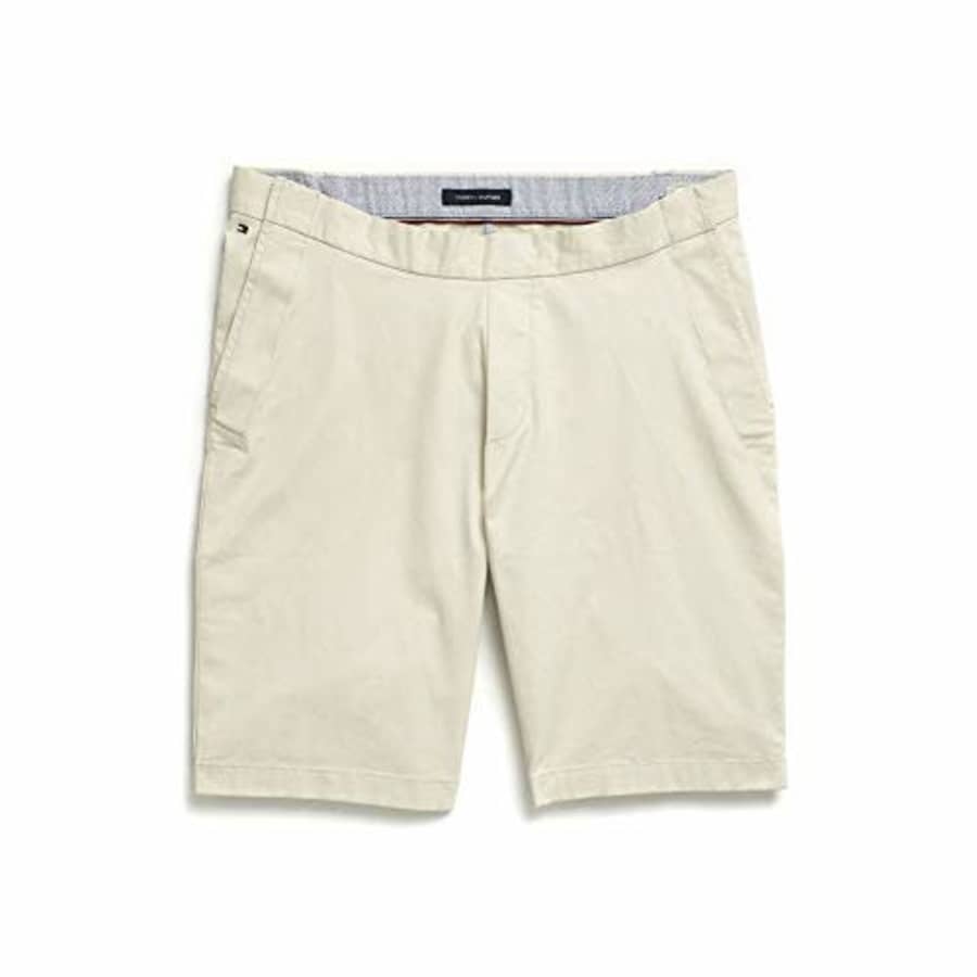 Tommy Hilfiger Men's Adaptive Seated Fit Chino Shorts with Velcro Brand Closure and Adjustable for $28