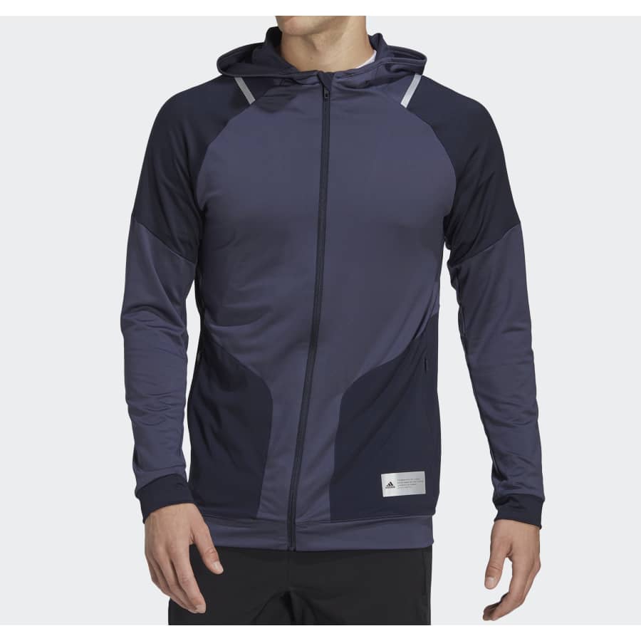 adidas Men's Train to Peak HIIT Training Full Zip Hoodie for $36