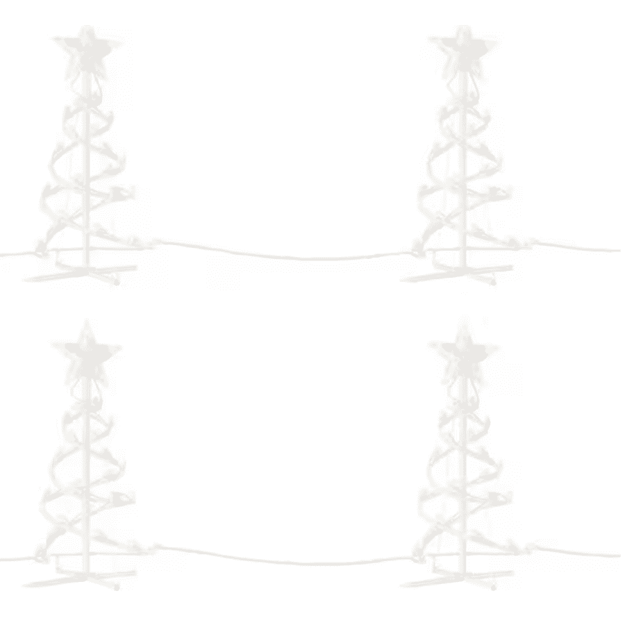 Home Accents Holiday 18" Spiral Tree LED Pathway Lights 4-Pack for $12