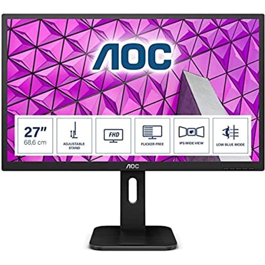 AOC Pro-line 27P1 27" Full HD LED Matt Flat Black Computer Monitor for $260