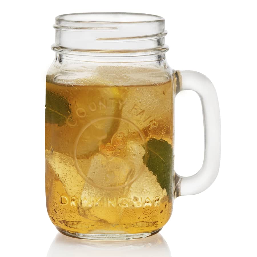 Libbey Handled Glass Drinking Jar 8-Piece Set for $10