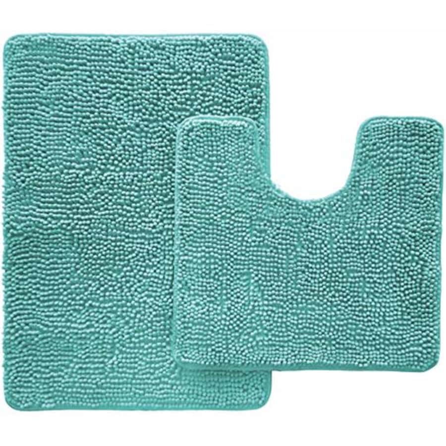 Gorilla Grip Area Rug Set, Soft Chenille 2 Piece Sets, Toilet Base Mat & 30x20 Mat, Absorbent for $34