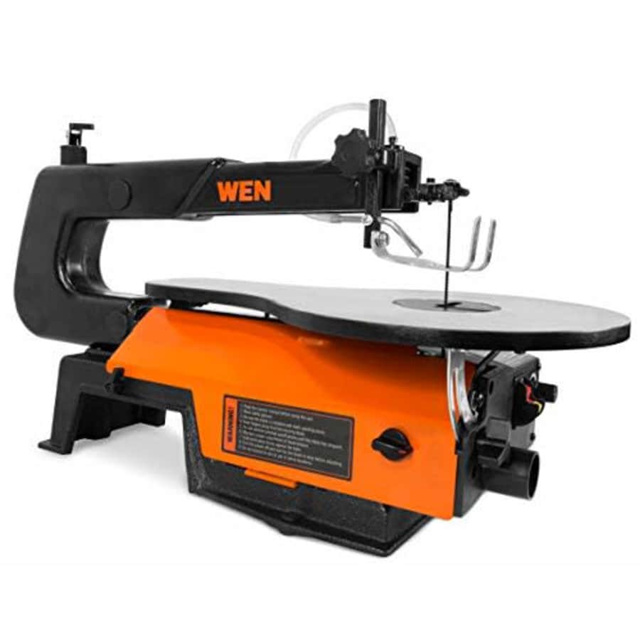 WEN 3922 16-inch Variable Speed Scroll Saw with Easy-Access Blade Changes for $104