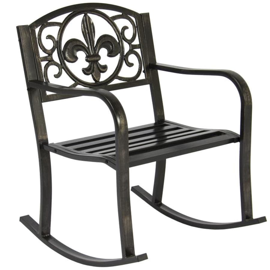 Best Choice Metal Outdoor Rocking Chair for $50 Best Choice Metal Outdoor Rocking Chair for $50