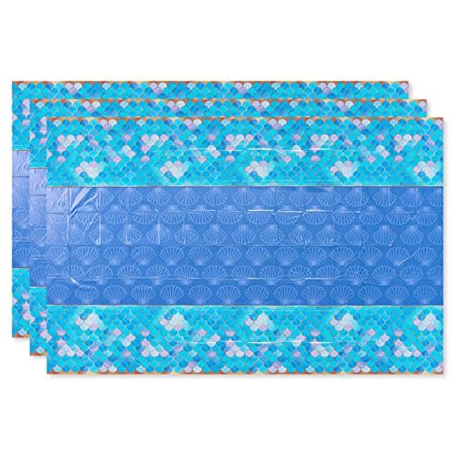 American Greetings Mermaid Party Supplies, Plastic Table Covers (3-Count) for $11 American Greetings Mermaid Party Supplies, Plastic Table Covers (3-Count) for $11