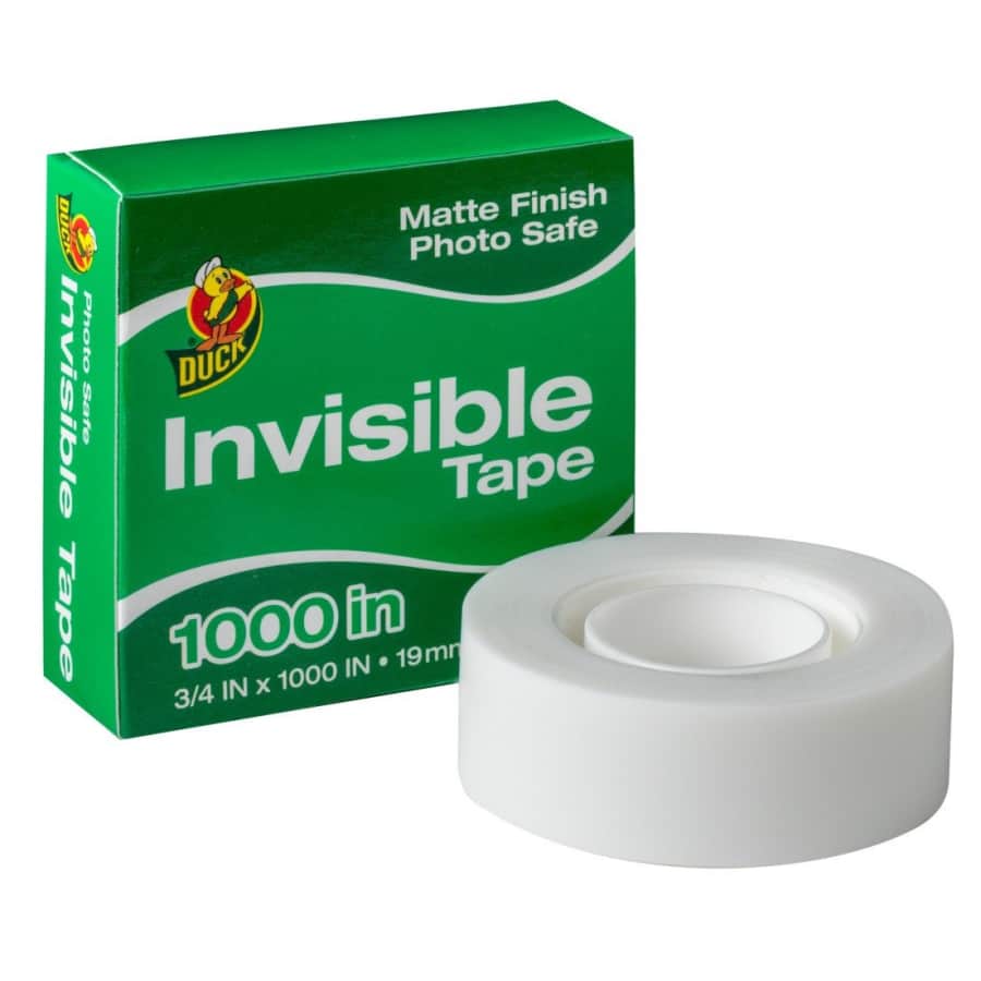 Duck Matte Finish Invisible Tape Refill for Tape Dispensers 10-Roll Pack for $11