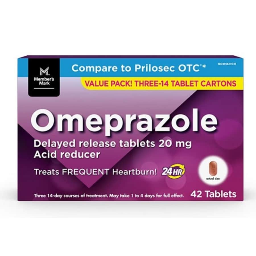 Member's Mark Omeprazole Delayed Release Tablets for $7 for members Member's Mark Omeprazole Delayed Release Tablets for $7 for members