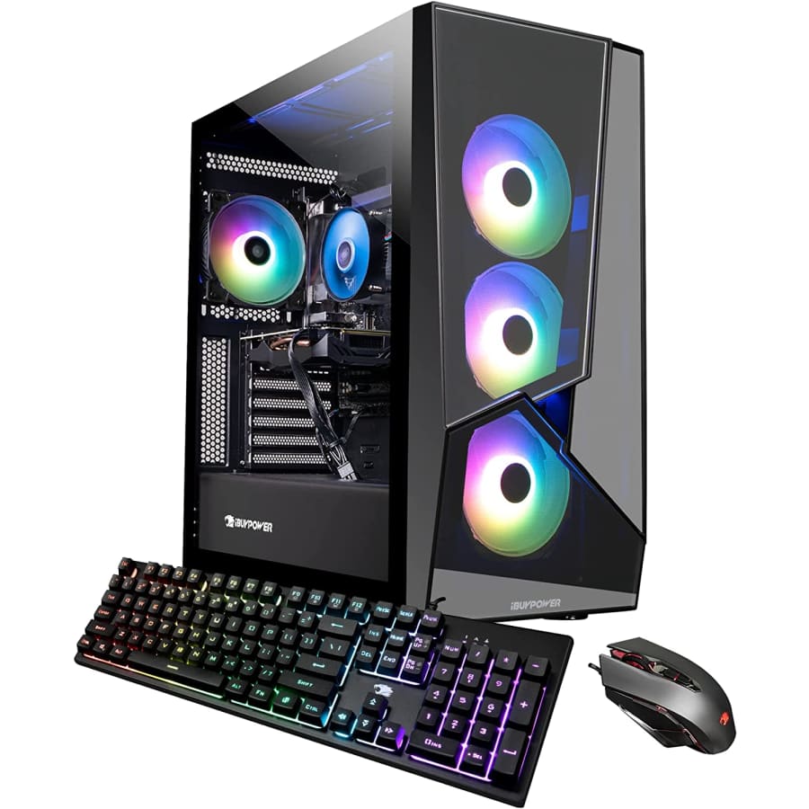 iBuyPower 4th-Gen. Ryzen 5 Gaming Desktop PC w/ 8GB Radeon GPU for $1,194