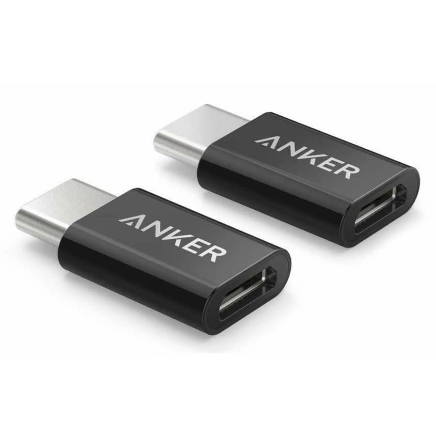 Anker USB-C to Micro USB Adapter for MacBook 2-Pack for $6 Anker USB-C to Micro USB Adapter for MacBook 2-Pack for $6