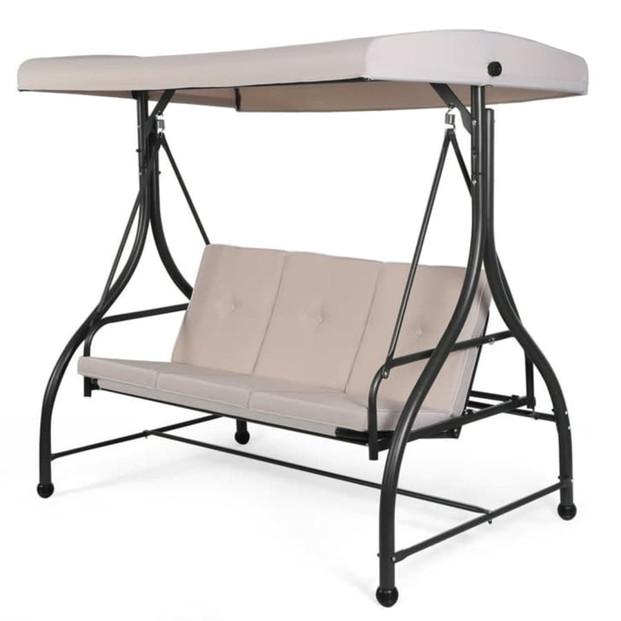 Costway Converting 3-Seat Outdoor Patio Swing for $210 Costway Converting 3-Seat Outdoor Patio Swing for $210