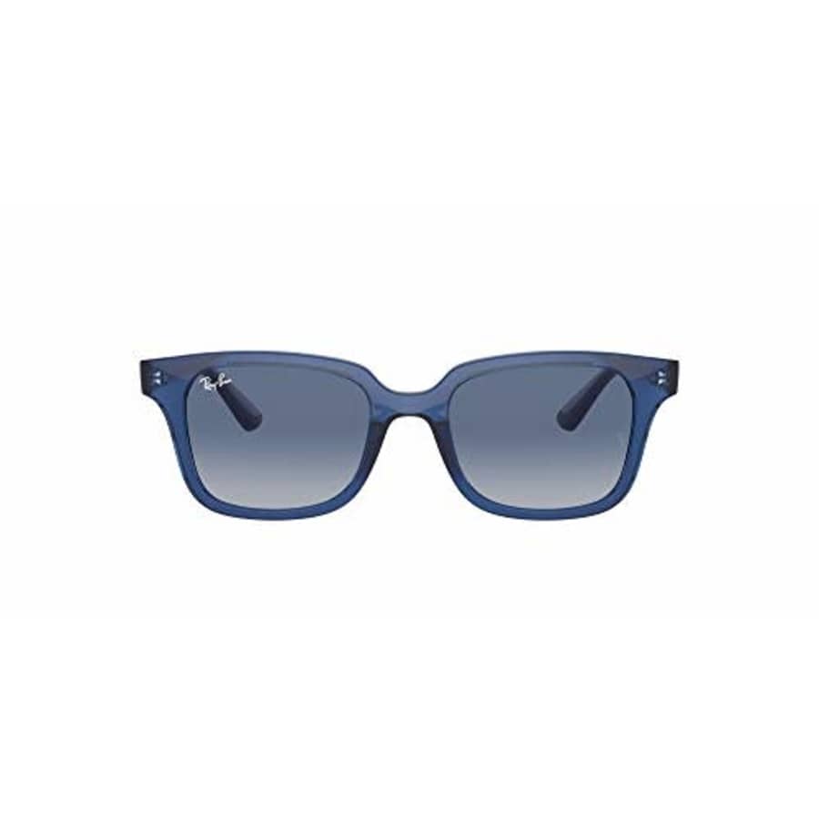 Ray-Ban Junior Kids' RJ9071S Square Sunglasses, Blue/Light Grey Dark Blue Gradient, 48 mm for $81 Ray-Ban Junior Kids' RJ9071S Square Sunglasses, Blue/Light Grey Dark Blue Gradient, 48 mm for $81