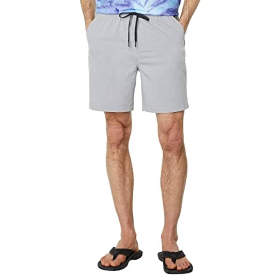 Quiksilver Men's Taxer Heather Amphibian 18 Boardshort Swim Trunk, Sleet 234, XX-Large for $54 Quiksilver Men's Taxer Heather Amphibian 18 Boardshort Swim Trunk, Sleet 234, XX-Large for $54