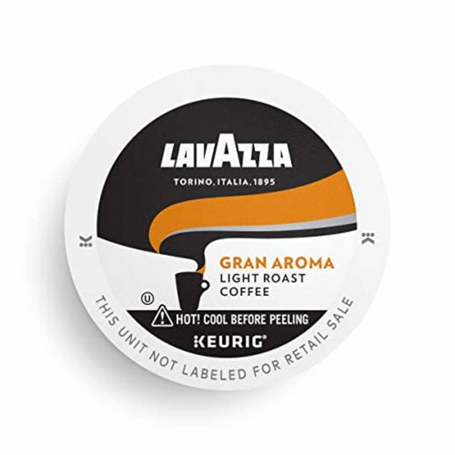 Lavazza Gran Aroma Single-Serve Coffee K-Cups for Keurig Brewer, 22 Count, Balanced light roast for $14 Lavazza Gran Aroma Single-Serve Coffee K-Cups for Keurig Brewer, 22 Count, Balanced light roast for $14