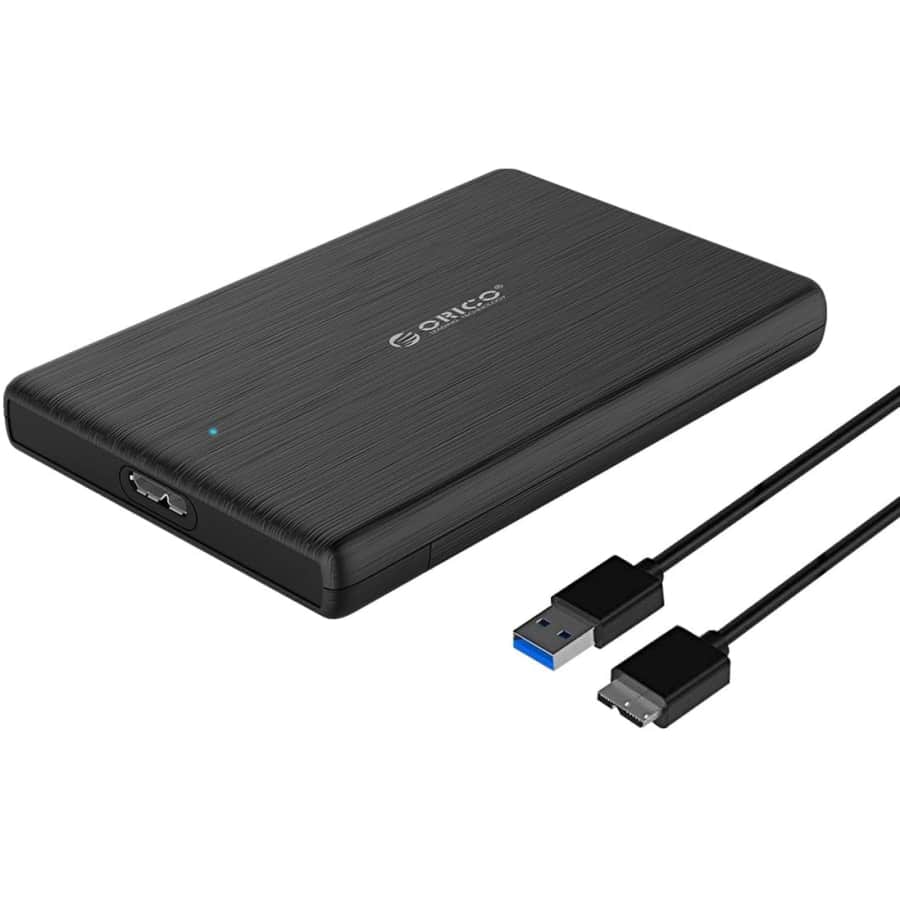 Orico USB 3.0 to SATA III 2.5" External Hard Drive Enclosure for $10