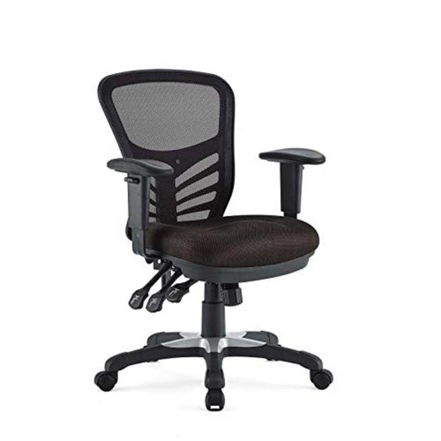 Modway Articulate Ergonomic Mesh Office Chair in Brown for $144
