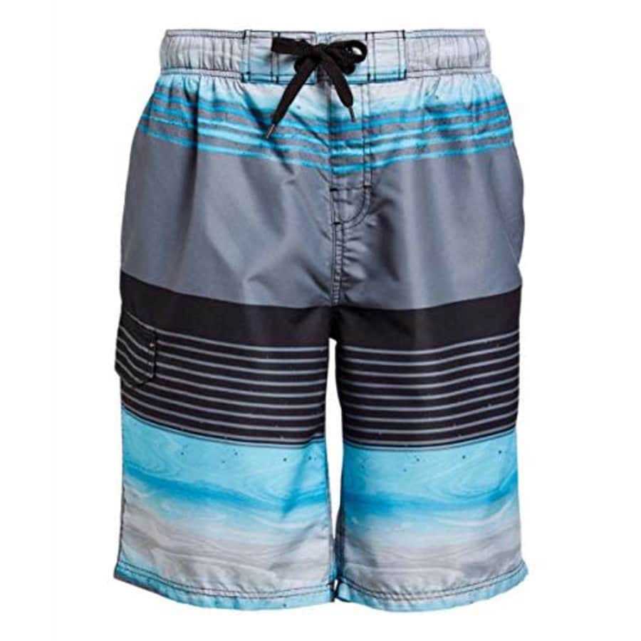 Kanu Surf Men's Legacy Swim Trunks (Regular & Extended Sizes), Moonbeam Black/Aqua, X-Large for $17 Kanu Surf Men's Legacy Swim Trunks (Regular & Extended Sizes), Moonbeam Black/Aqua, X-Large for $17