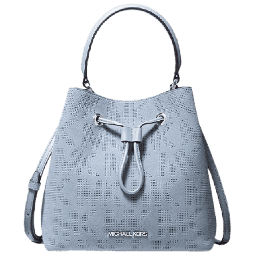 Michael Michael Kors Suri Logo Perforated Suede Crossbody Bag for $99