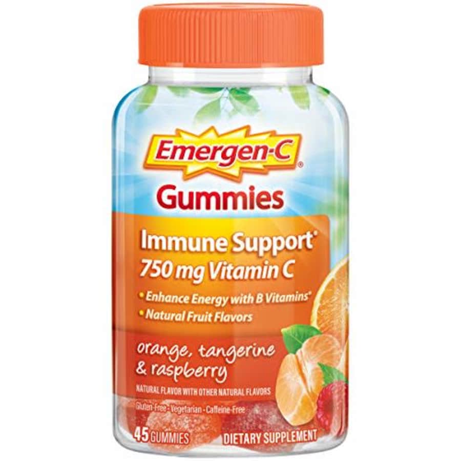 Emergen-C 750mg Vitamin C Gummies for Adults, Immunity Gummies with B Vitamins, Gluten Free, for $13 Emergen-C 750mg Vitamin C Gummies for Adults, Immunity Gummies with B Vitamins, Gluten Free, for $13