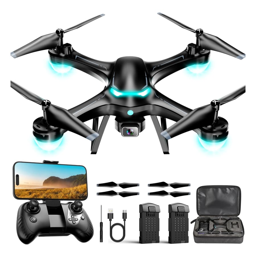 Hiturbo 1080P Beginner Drone w/ Remote for $20