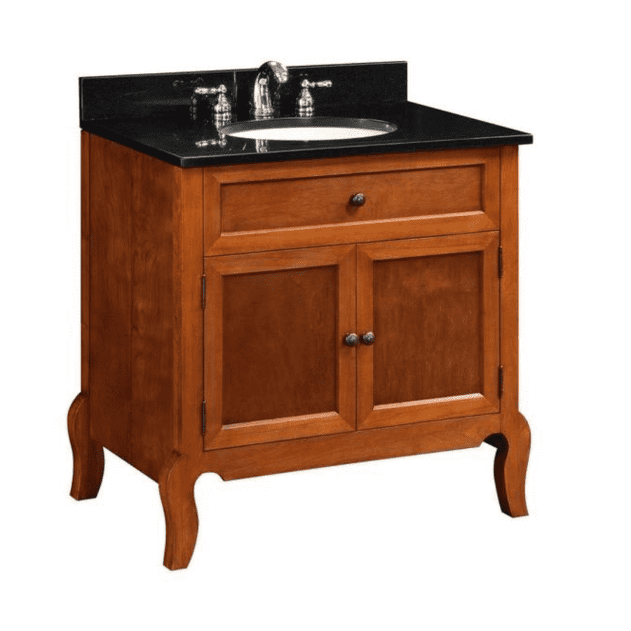 Home Decorators Collection Light Mahogany Vanity Cabinet for $90