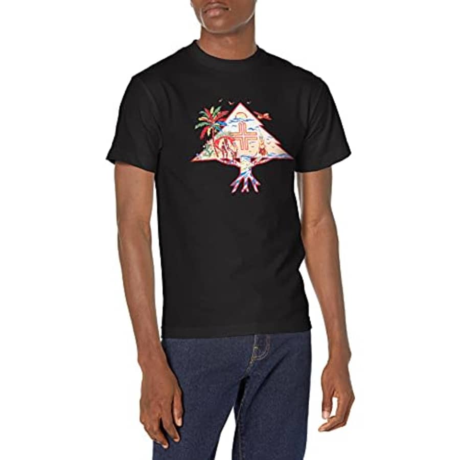 LRG Lifted Research Group Men's Graphic Design Logo T-Shirt, Black Zone, 3XL for $18 LRG Lifted Research Group Men's Graphic Design Logo T-Shirt, Black Zone, 3XL for $18