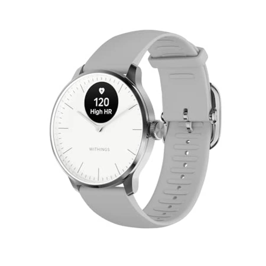 Withings ScanWatch Light - Hybrid Smartwatch, 24/7 Heart Monitoring, Activity Tracking, Cycle for $200