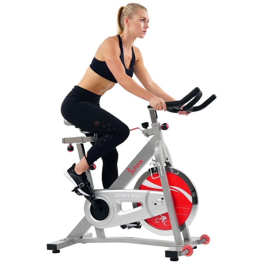 Sunny Health & Fitness Indoor Cycle Exercise Bike w/ Belt Drive for $232 Sunny Health & Fitness Indoor Cycle Exercise Bike w/ Belt Drive for $232