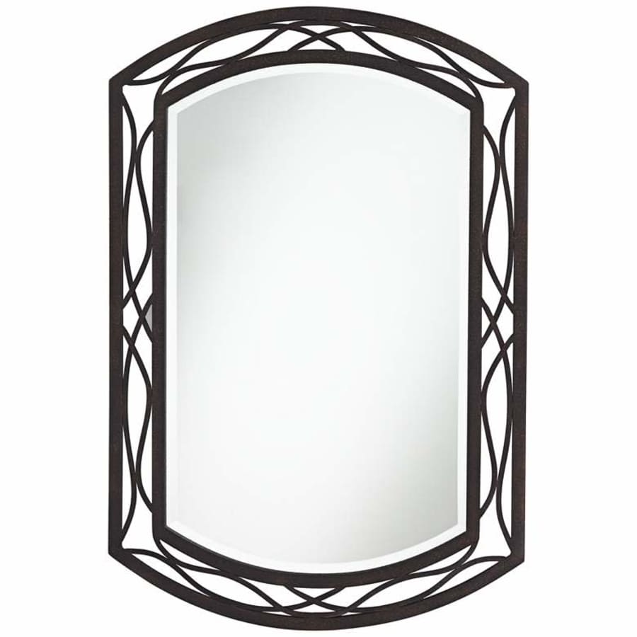 Franklin Iron Works Woven Metal Wall Mirror for $170 Franklin Iron Works Woven Metal Wall Mirror for $170