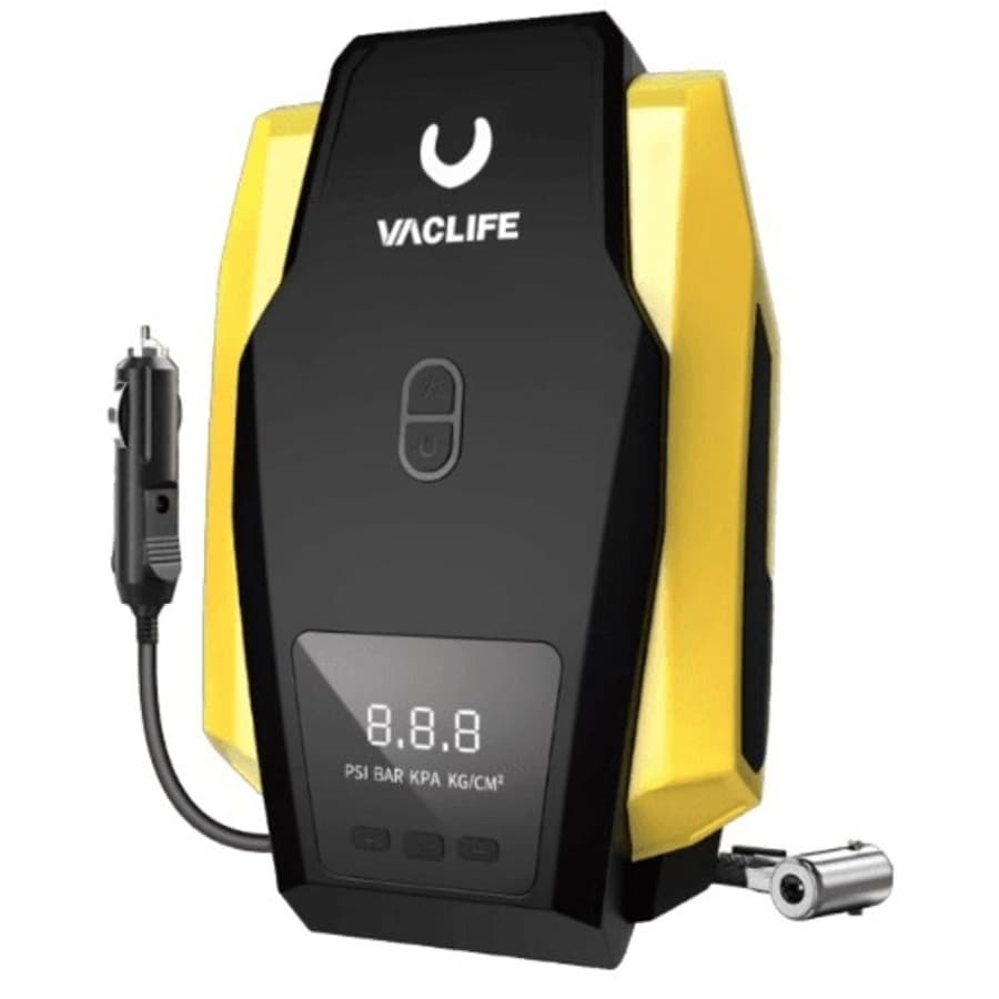 VacLife Portable Tire Inflator / Air Compressor for $20