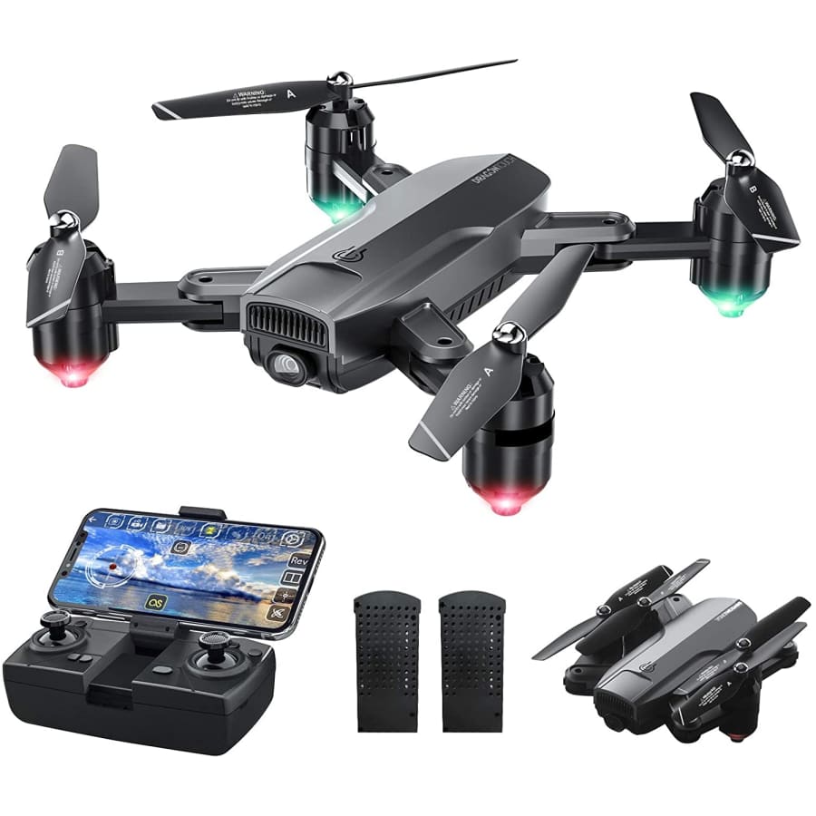 Dragon Touch Foldable WiFi Drone with Camera for $42