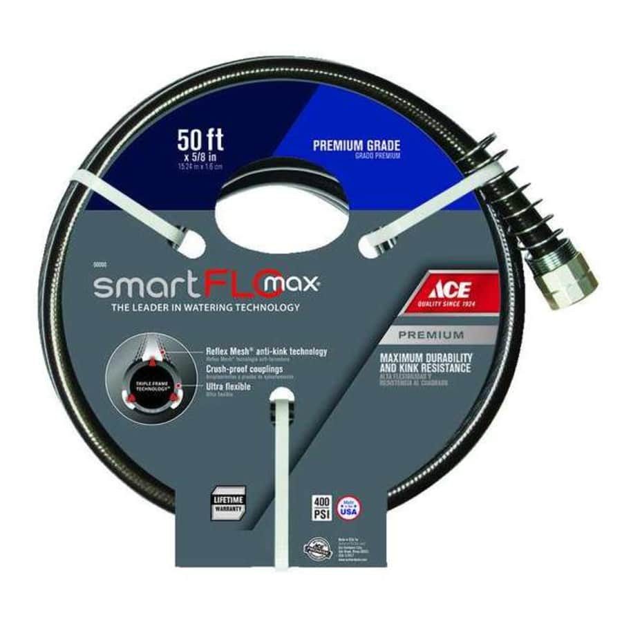 Ace SmartFLO 5/8" 50-Foot Premium Grade Garden Hose for $25 for members