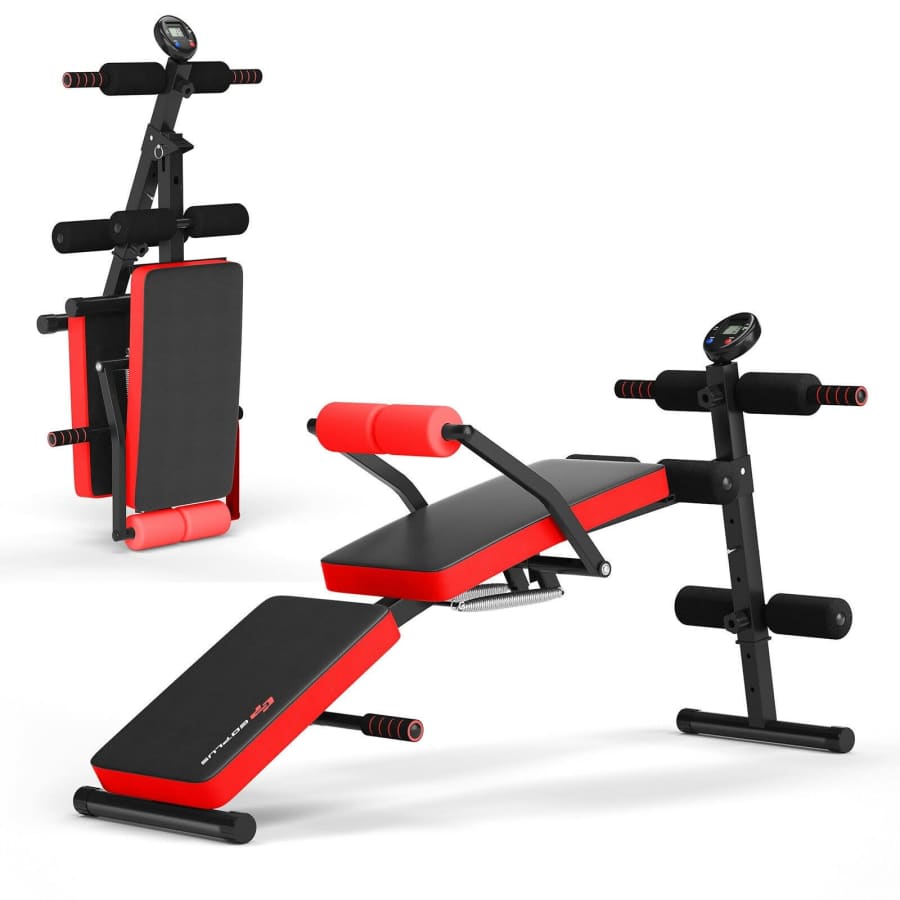 Costway Foldable Weight Bench for $72
