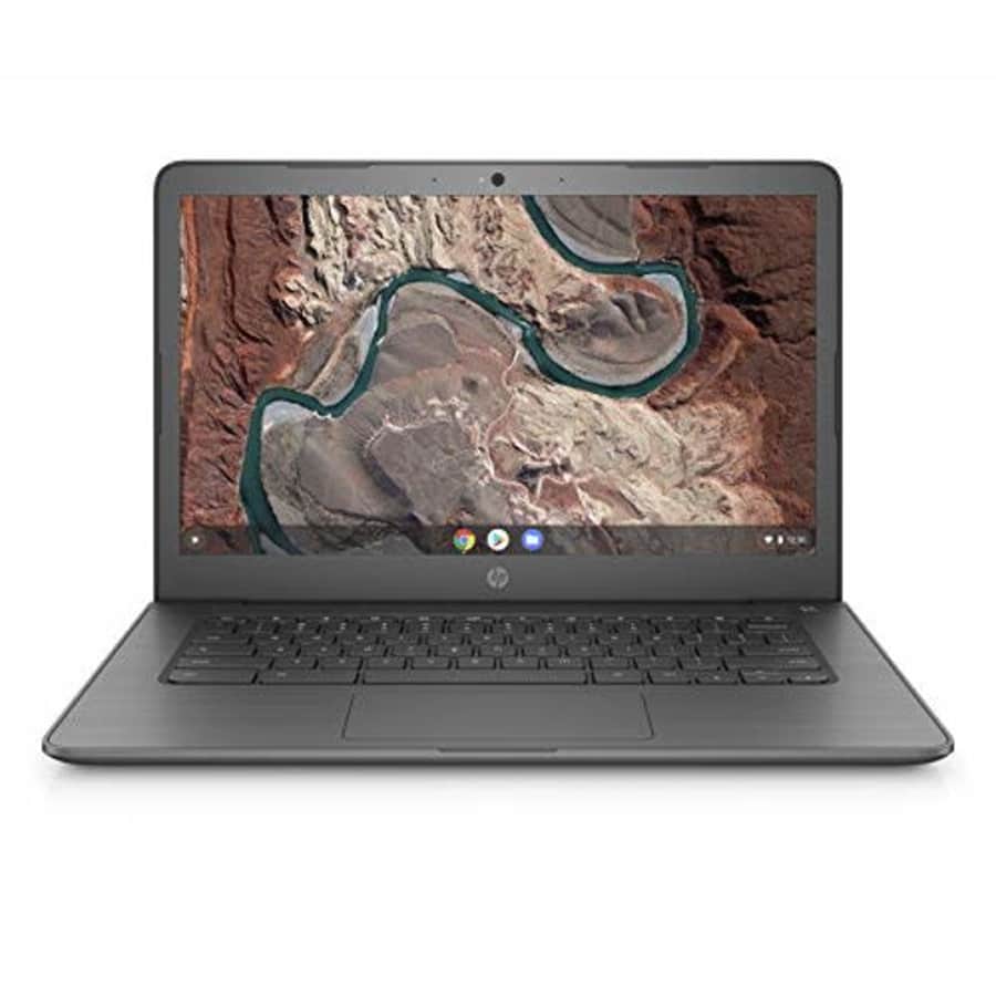 HP Chromebook 14-inch Laptop with 180-Degree Swivel, AMD Dual-Core A4-9120 Processor, 4 GB SDRAM, for $199
