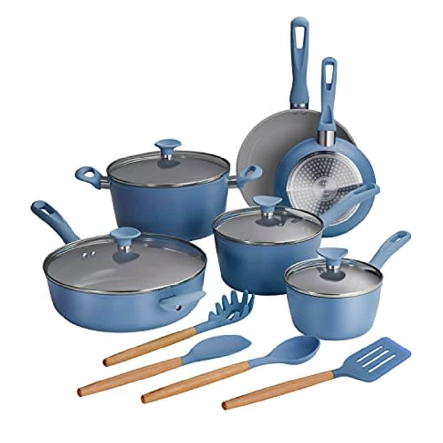 Tramontina Cookware Set 14-Piece (Blue), 80110/035DS for $122