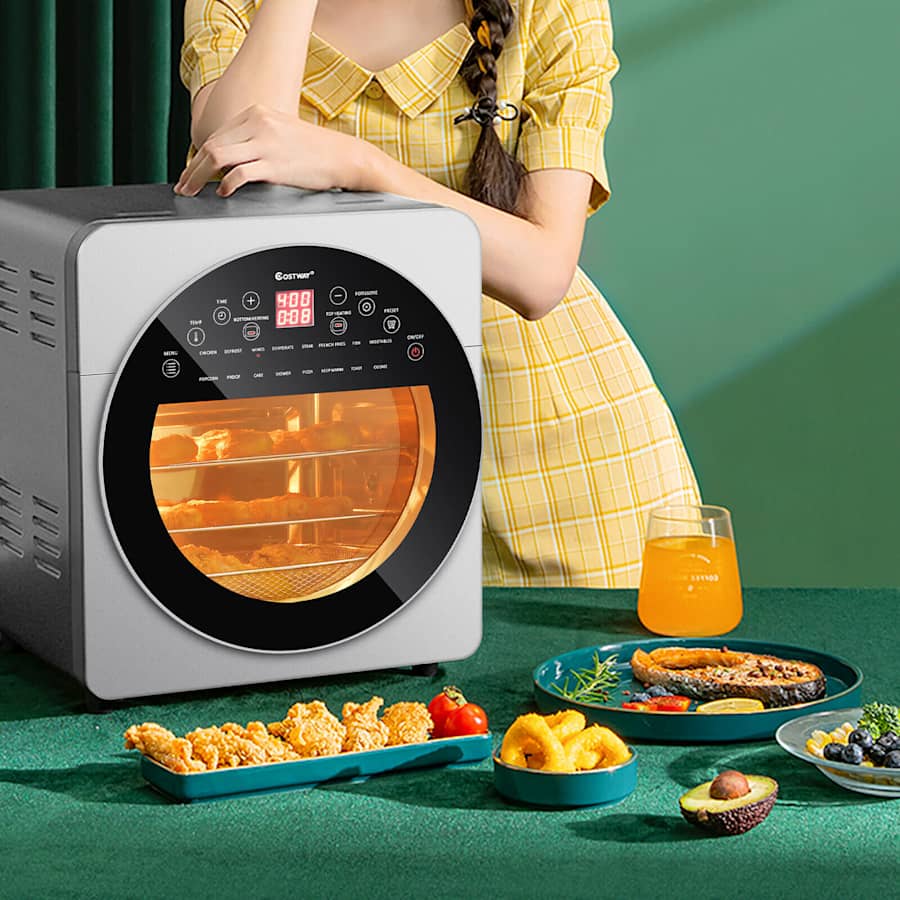 Costway 15.5-Quart 16-in-1 Air Fryer Oven / Dehydrator / Rotisserie for $120 Costway 15.5-Quart 16-in-1 Air Fryer Oven / Dehydrator / Rotisserie for $120