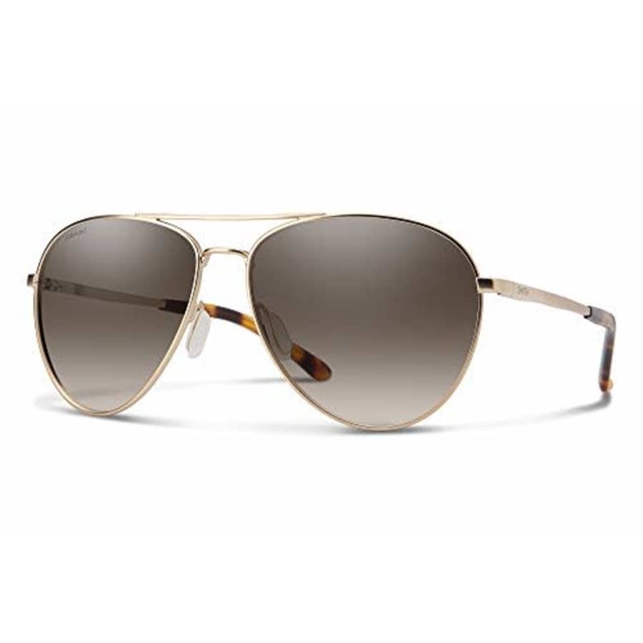 Smith Layback Sunglasses Matte Gold/Polarized Brown Gradient for $132