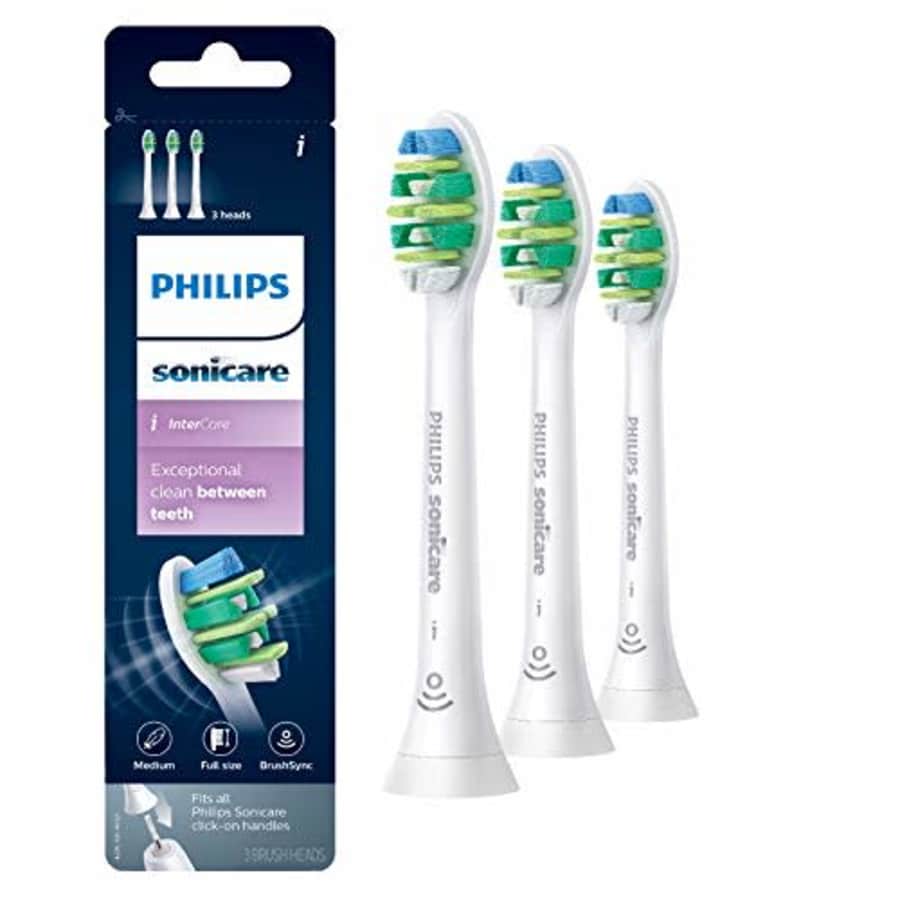 Philips Sonicare Intercare replacement toothbrush heads, HX9003/65, BrushSync technology, White 3-pk for $61 Philips Sonicare Intercare replacement toothbrush heads, HX9003/65, BrushSync technology, White 3-pk for $61