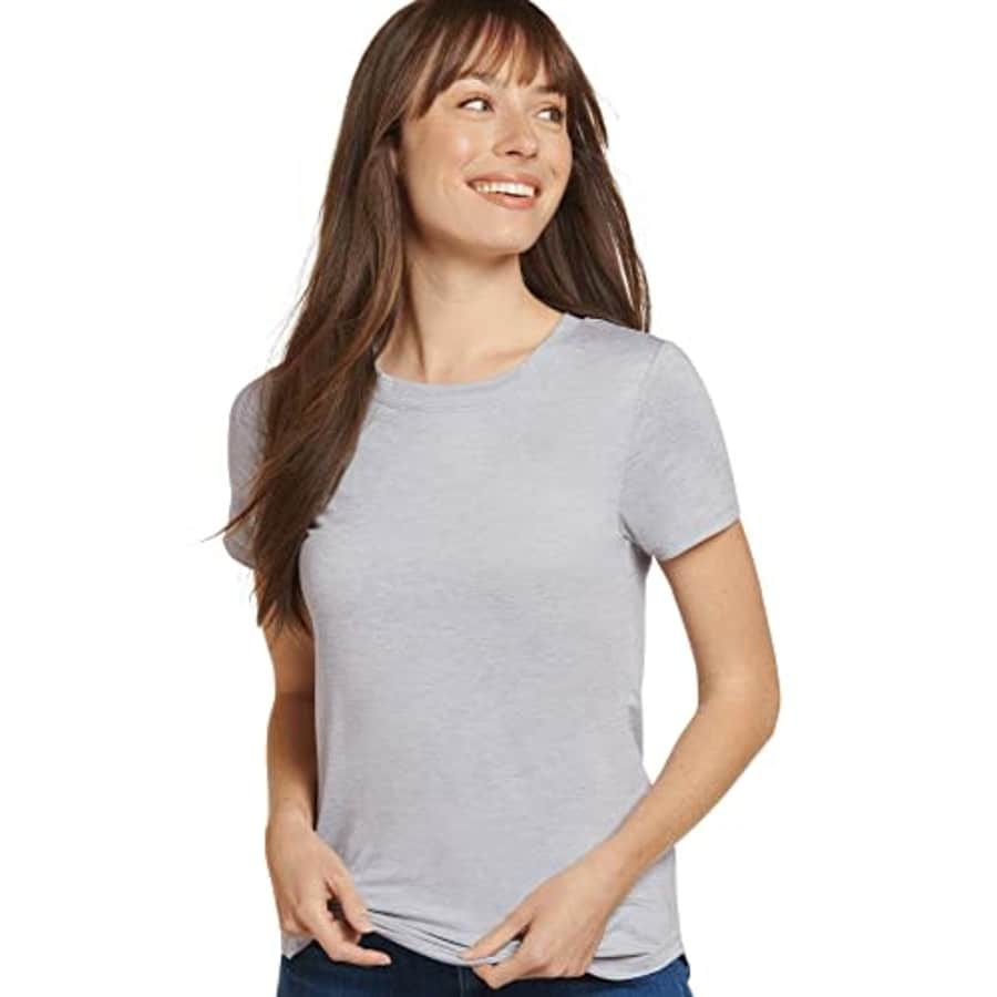 Jockey Women's Activewear Soft Performance Tee, Light Grey Heather, 1X for $32 Jockey Women's Activewear Soft Performance Tee, Light Grey Heather, 1X for $32