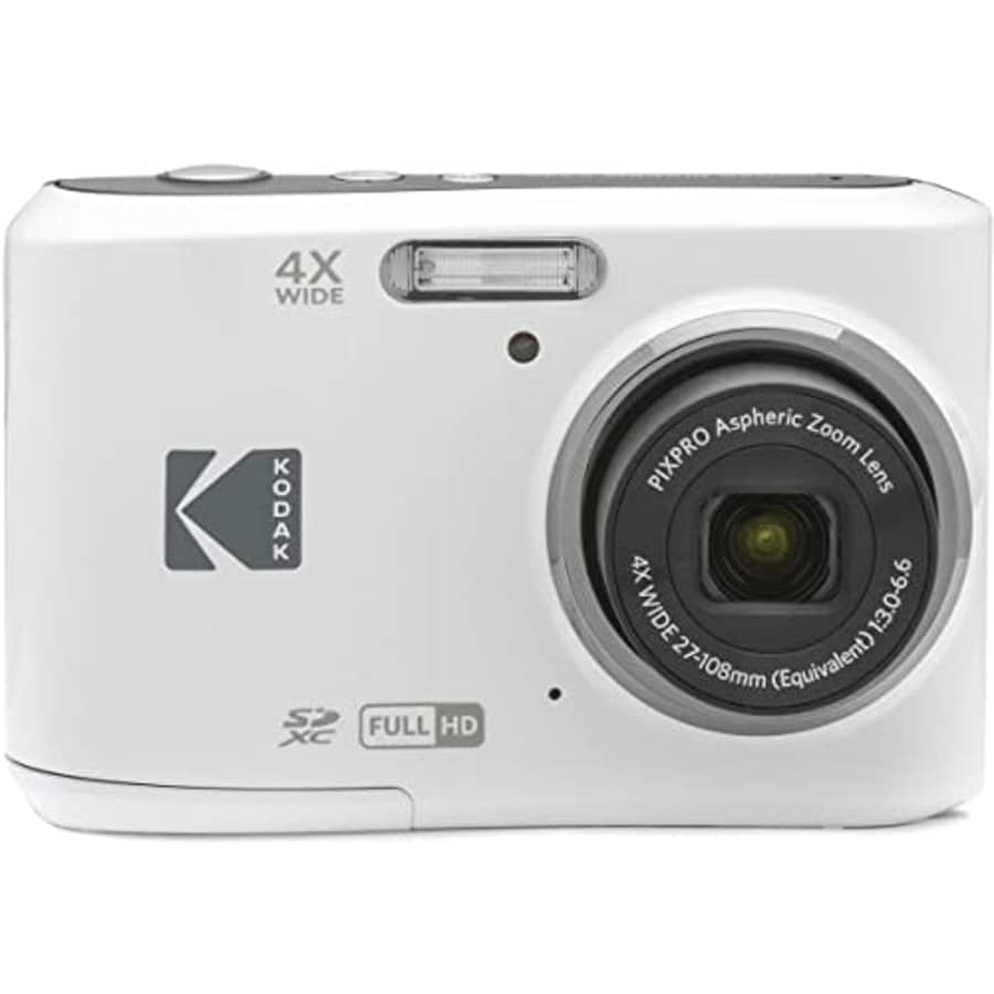 Kodak PIXPRO Friendly Zoom FZ45-WH 16MP Digital Camera with 4X Optical Zoom 27mm Wide Angle and for $90 Kodak PIXPRO Friendly Zoom FZ45-WH 16MP Digital Camera with 4X Optical Zoom 27mm Wide Angle and for $90