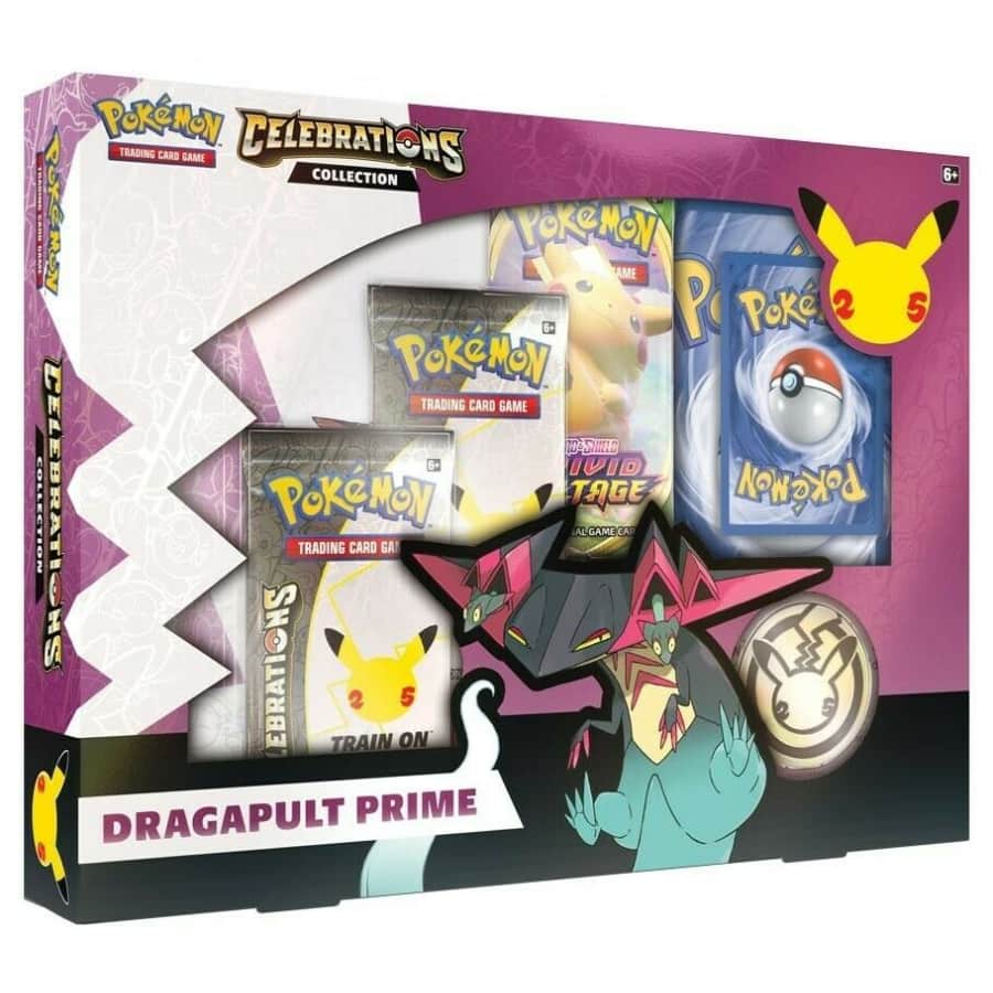Pokemon Celebrations Collection Dragapult Prime Card Game for $20