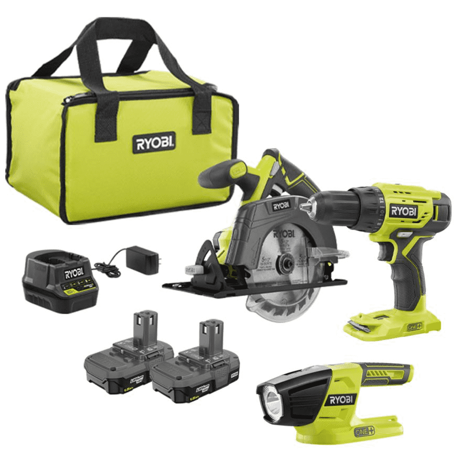 Ryobi ONE+ 18V Drill/Driver and Circular Saw Kit for $119 Ryobi ONE+ 18V Drill/Driver and Circular Saw Kit for $119